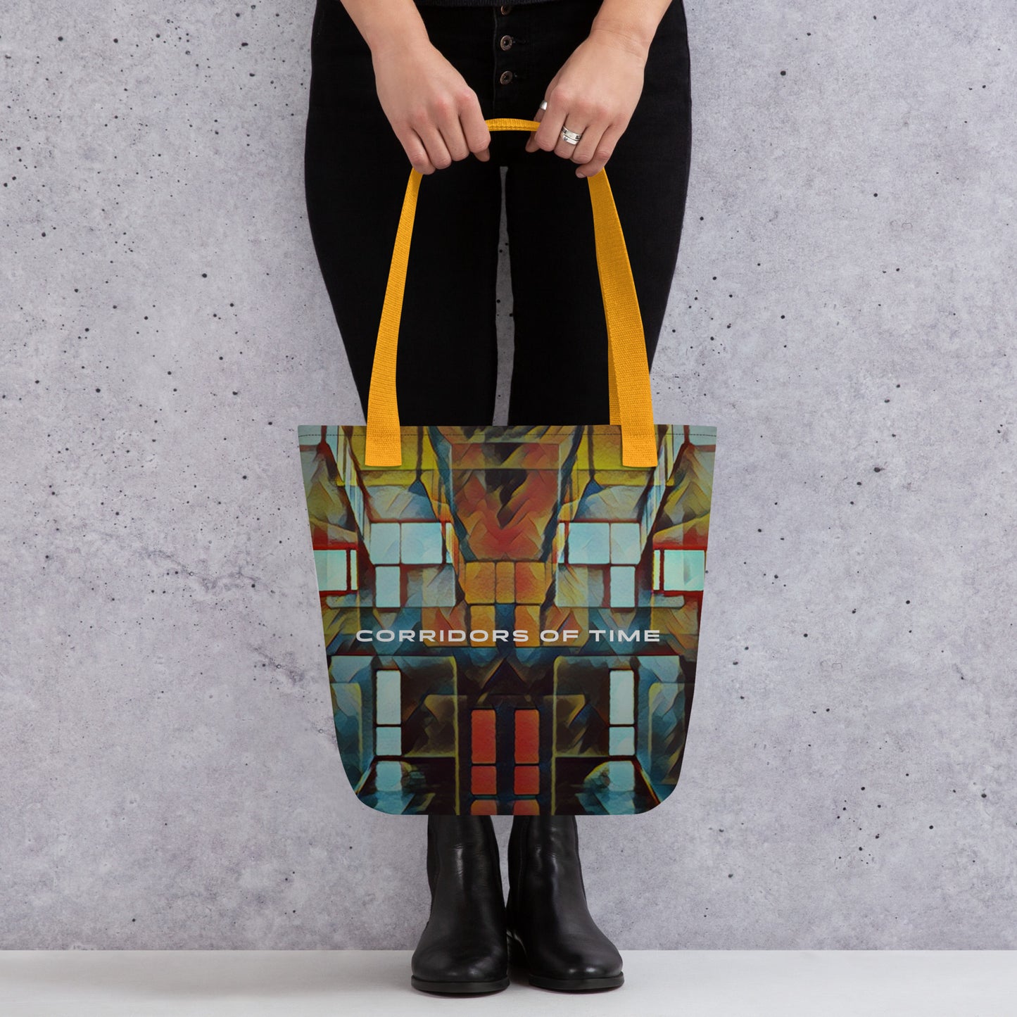 Corridors Of Time | Tote bag with vivid print