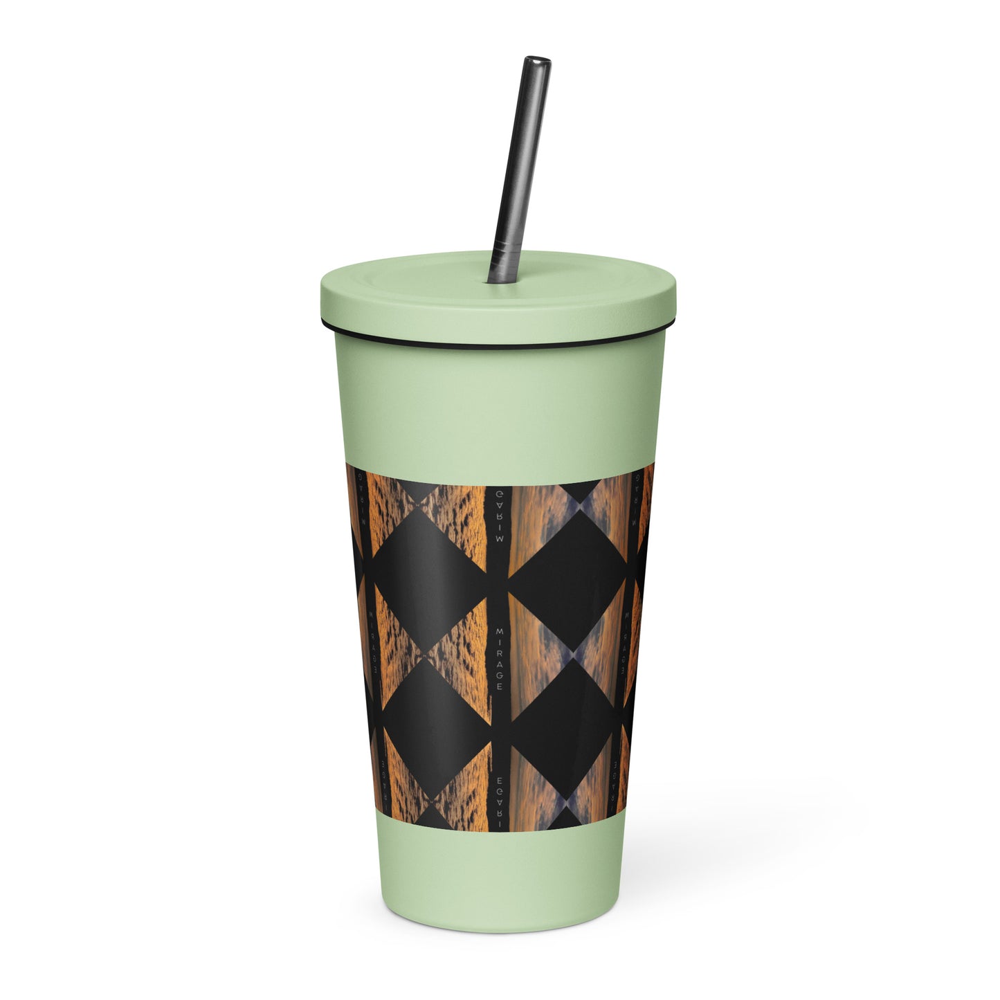 Mirage | Insulated tumbler with a straw
