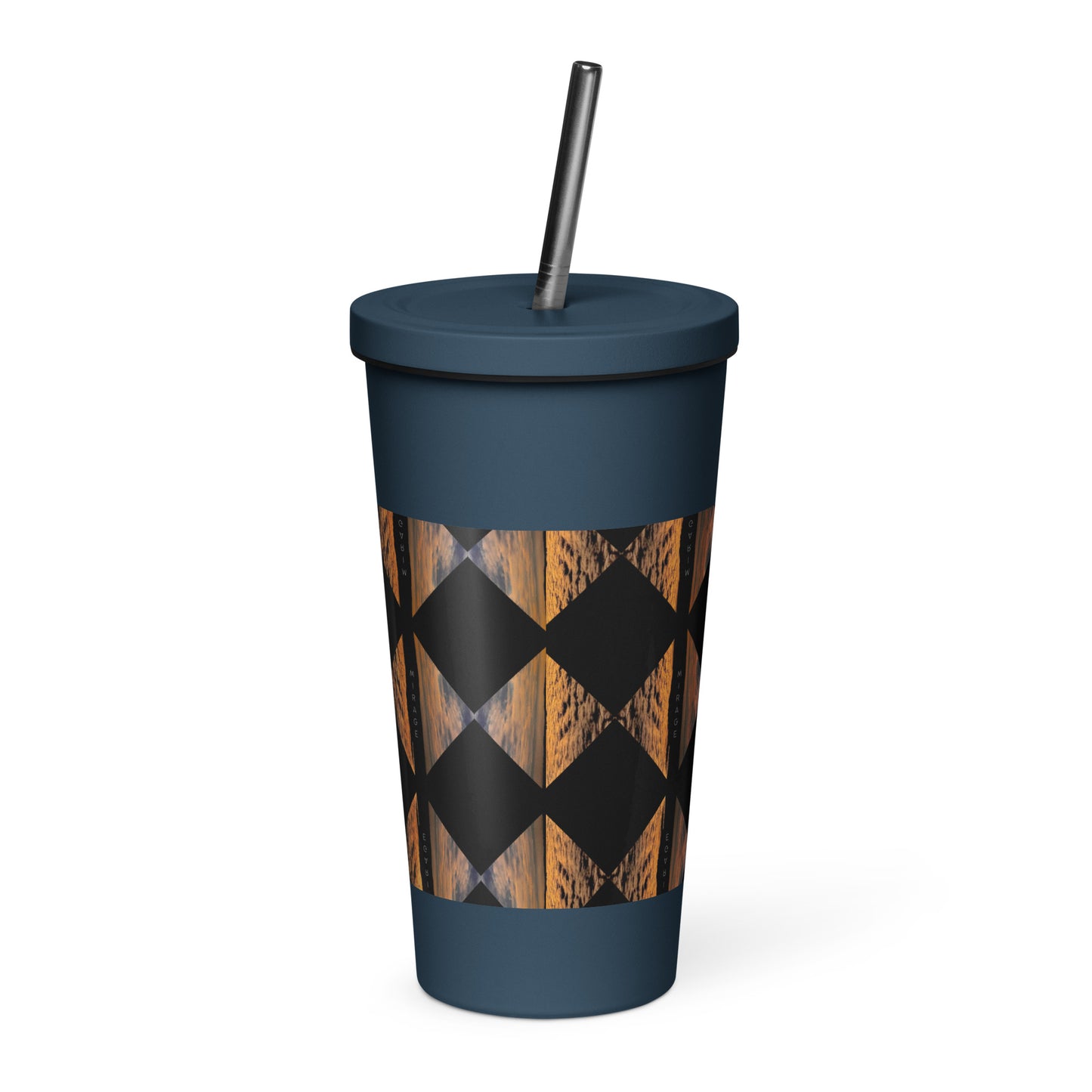 Mirage | Insulated tumbler with a straw