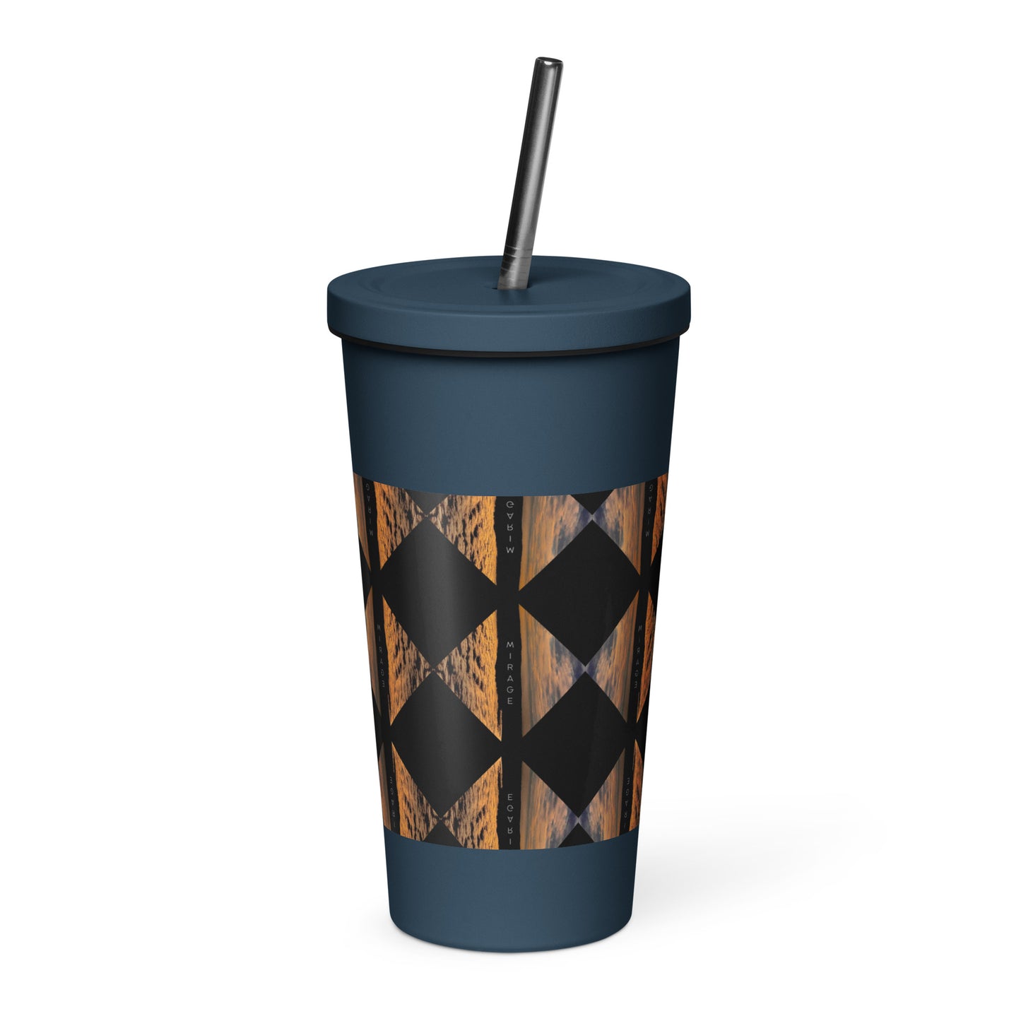 Mirage | Insulated tumbler with a straw
