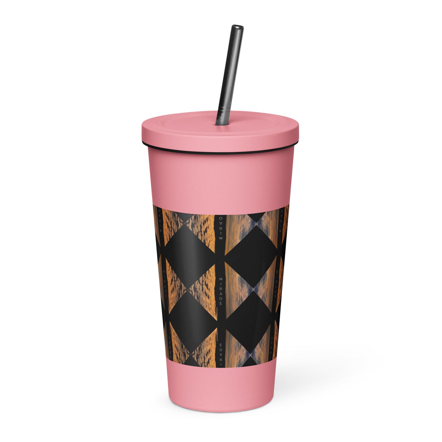 Mirage | Insulated tumbler with a straw