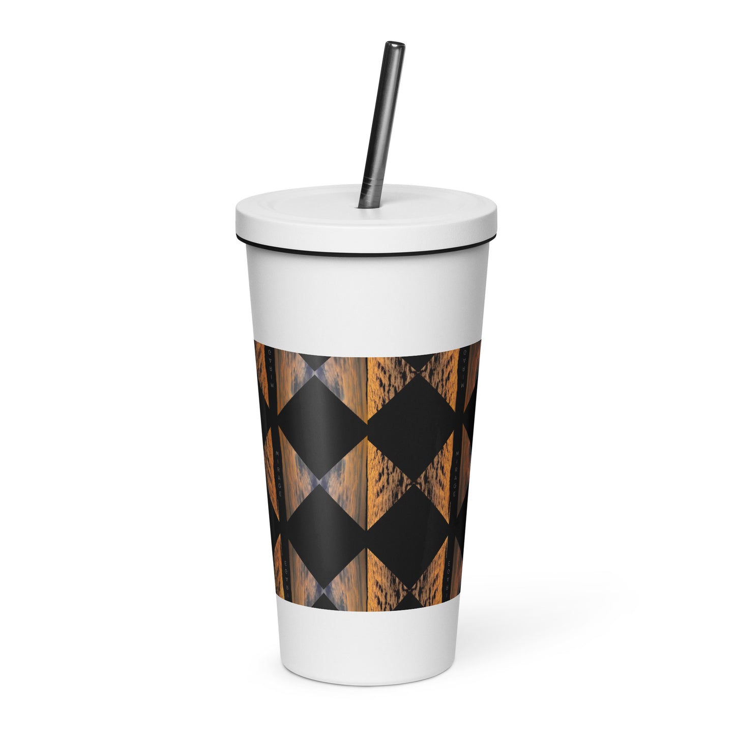 Mirage | Insulated tumbler with a straw