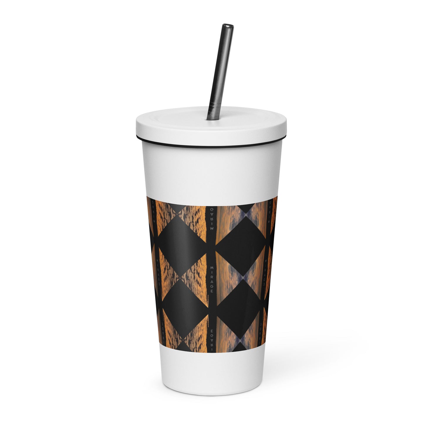 Mirage | Insulated tumbler with a straw