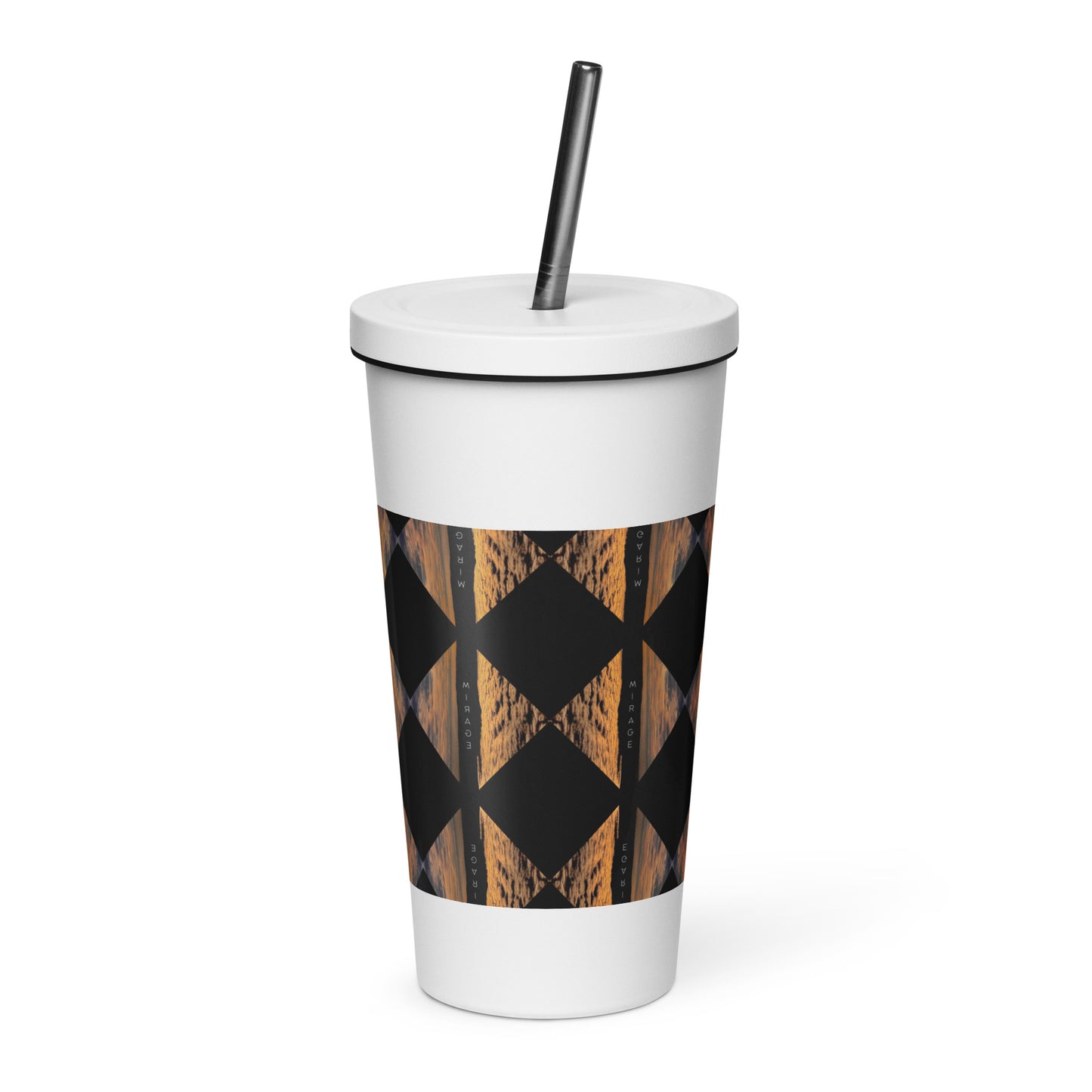 Mirage | Insulated tumbler with a straw