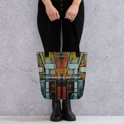 Corridors Of Time | Tote bag with vivid print