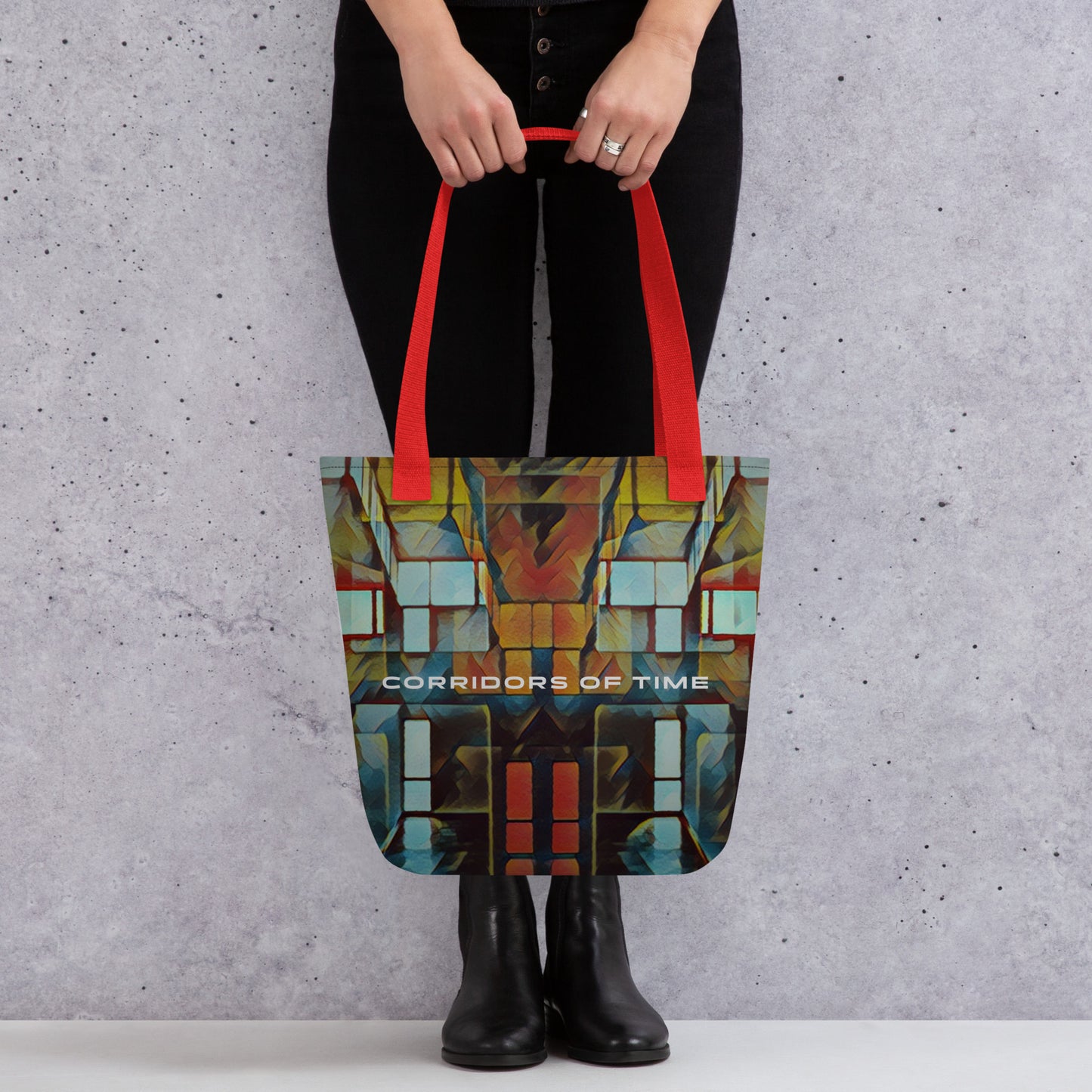 Corridors Of Time | Tote bag with vivid print