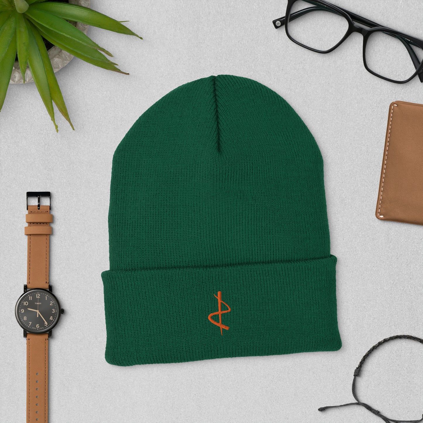 Nikspace logo embroidery | Cuffed Beanie