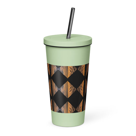 Mirage | Insulated tumbler with a straw