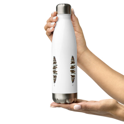 Waiting for the wave | Stainless steel water bottle