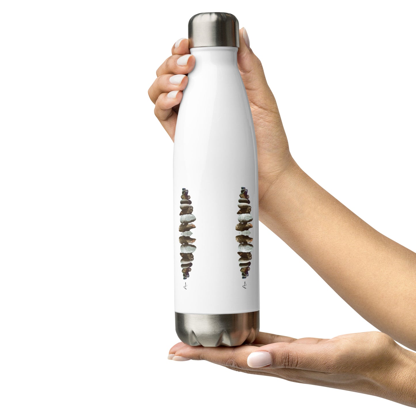 Waiting for the wave | Stainless steel water bottle