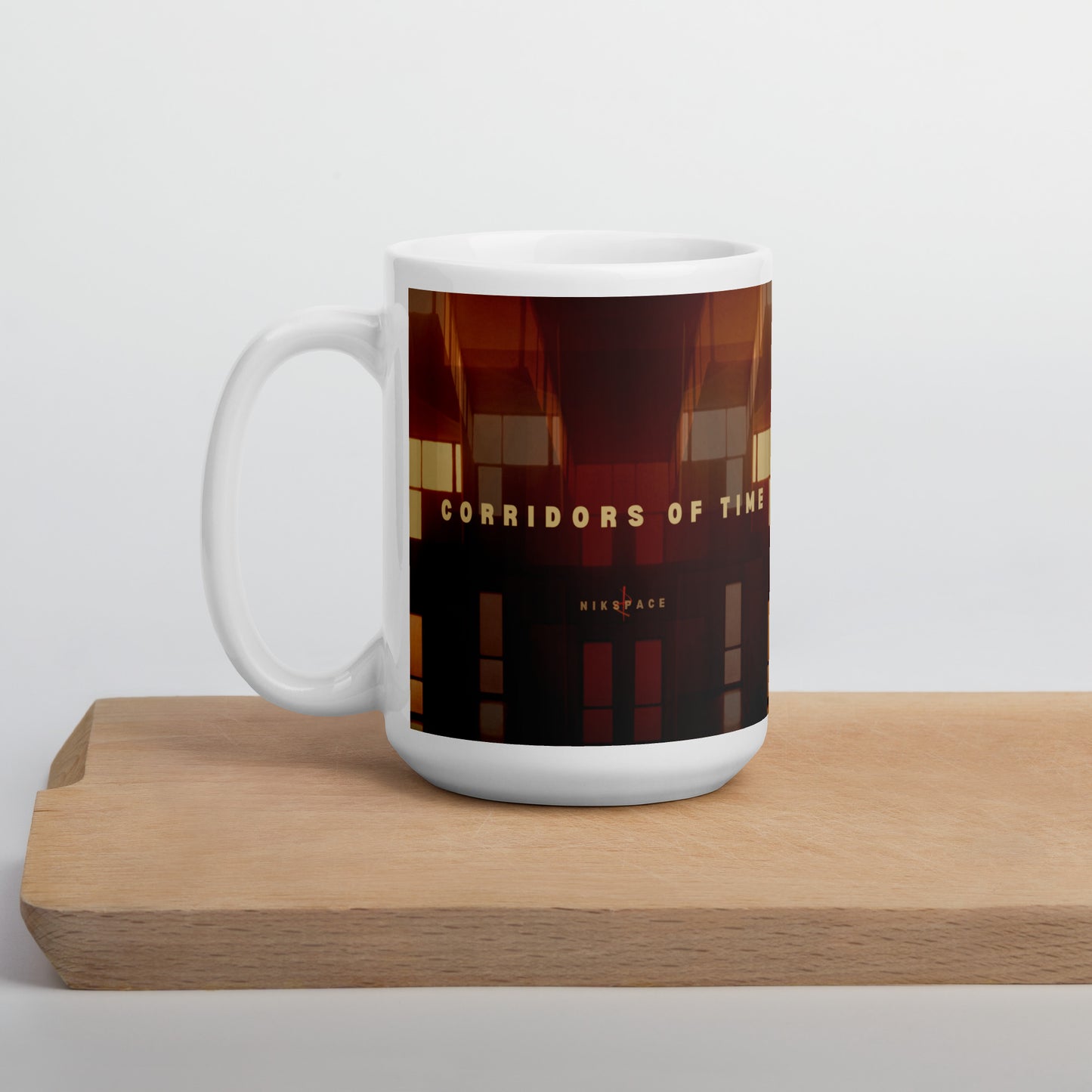 Corridors Of Time | White glossy mug