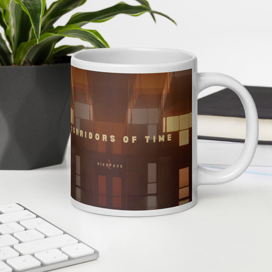 Corridors Of Time | White glossy mug